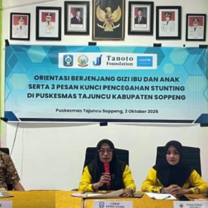 Gandeng UNICEF, Puskesmas Tajuncu Soppeng Lakukan Orientasi Cegah Stunting