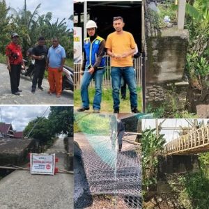 DPRD Wajo Cek Jembatan Tokampu-Tonrongnge, Retak Usai Diterjang Arus