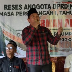 Herman Arif Reses di Pitumpanua Wajo, Warga Ngadu Banyak Jalan Rusak