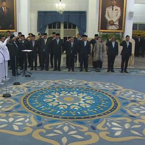 Prabowo Lantik 25 Pejabat Baru, Ada 2 Wakil Menteri