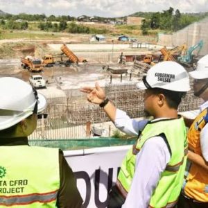 Gubernur Sudirman Tinjau Bendungan Jenelata Gowa