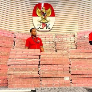 Penampakan Uang Rp 883 M Hasil Rampasan KPK dari Kasus Korupsi PT Taspen