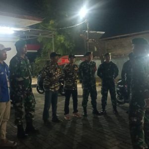 Koramil Pammana Gelar Patroli Cipta Kondisi, Sisir Titik Rawan di Wajo