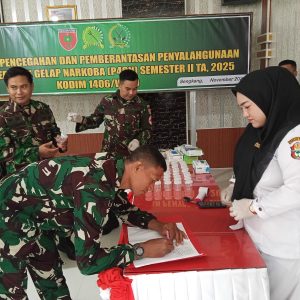 Gelar P4GN, Kodim Wajo Wanti-wanti Personel Bahaya Penyalahgunaan Narkoba