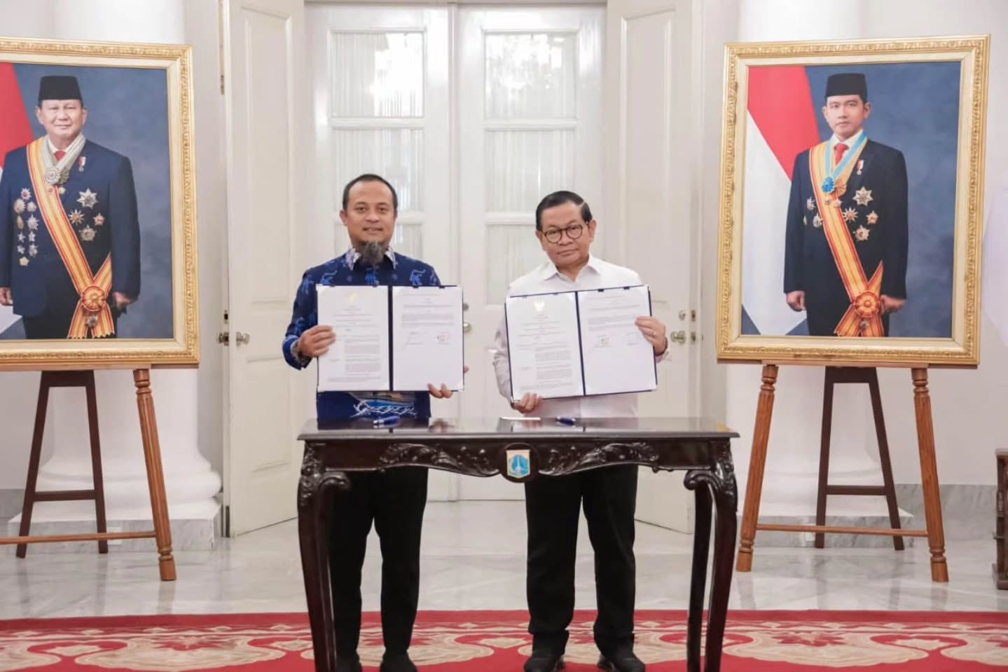 Sudirman-Pramono Bertemu, Jajaki Kerja Sama Birokrasi dan Pertanian