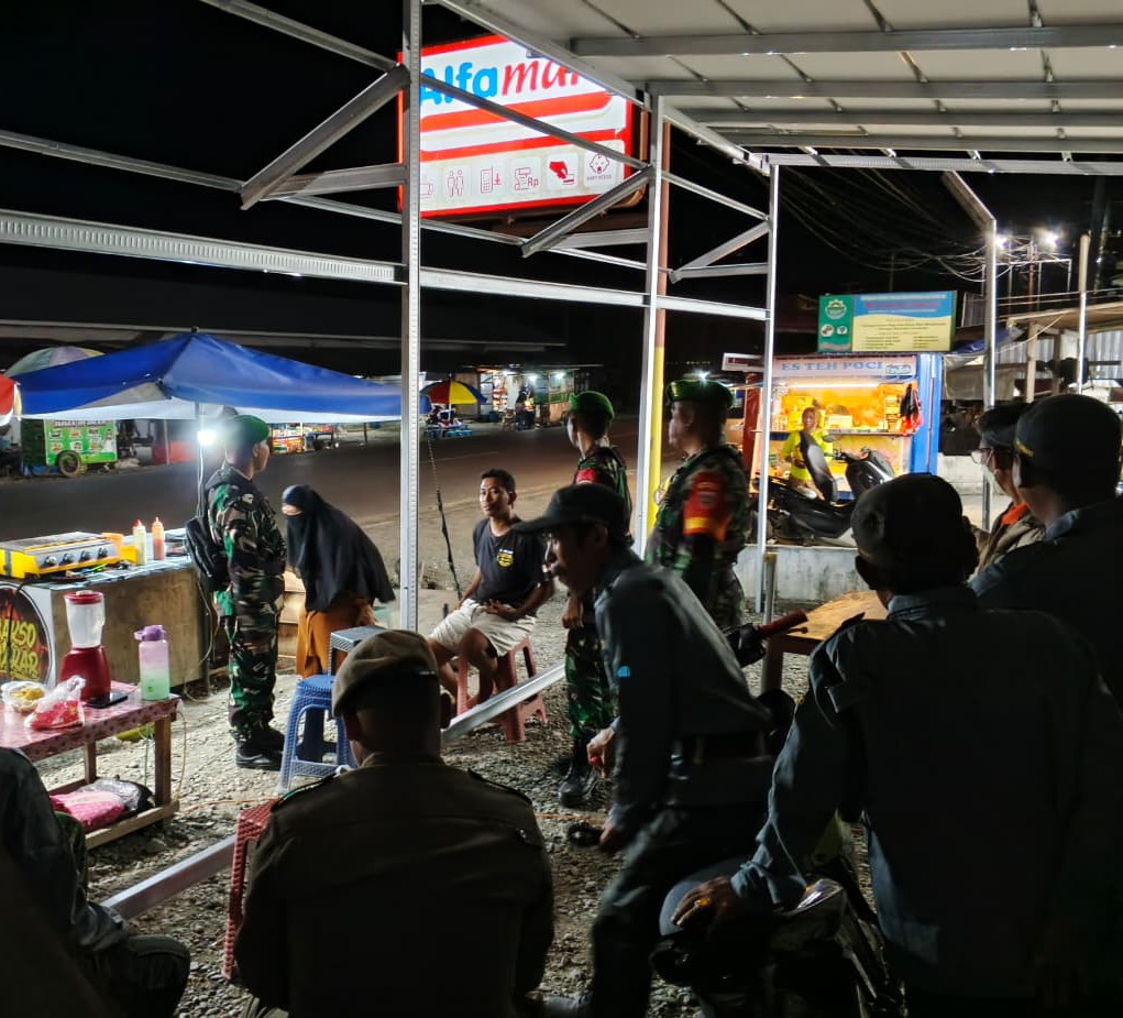 Cegah Kriminalitas, Koramil Tanasitolo Wajo Kembali Sisir Objek Vital