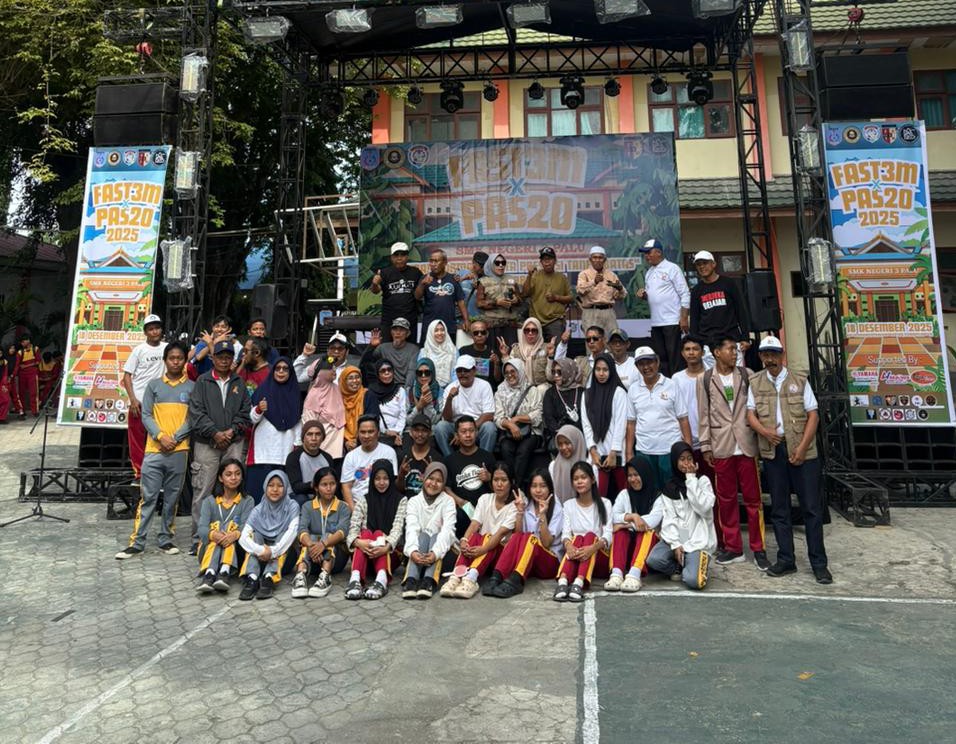 SMKN 3 Palu Sukses Gelar FAST3M X PAS 20, Diramaikan Lintas Angkatan