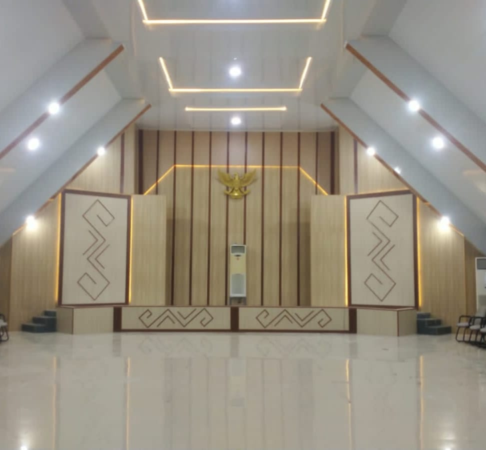 Usai Disorot, Rehab Ulang Ruang Paripurna DPRD Wajo Akhirnya Rampung