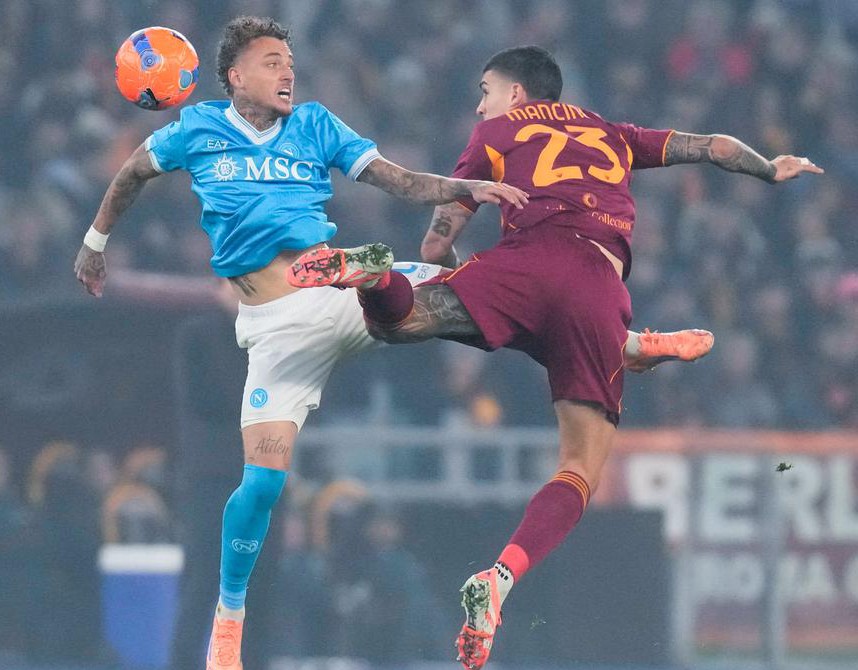 Liga Italia: Sengit, Napoli Vs Roma Tuntas 2-2