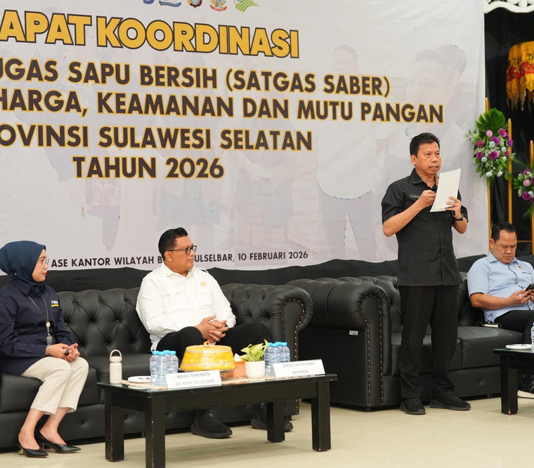 Satgas-Pemprov Sulsel akan Tindak Spekulan yang Picu Gejolak Pangan
