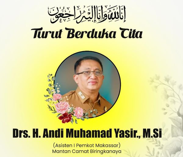 Kabar Duka! Asisten I Pemkot Makassar Muhammad Yasir Meninggal Dunia