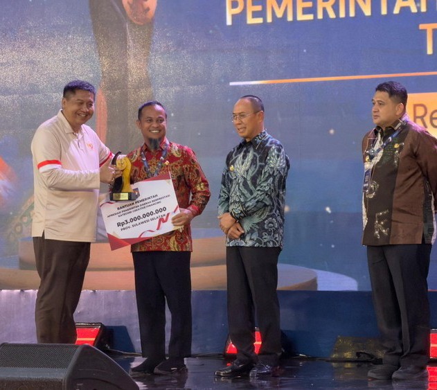 Sulsel Raih Penghargaan Terbaik 1 Creative Financing Regional Sulawesi 2026