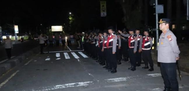 Patroli Malam Polrestabes Makassar Diperketat, Kapolrestabes Pimpin Langsung Razia Geng Motor