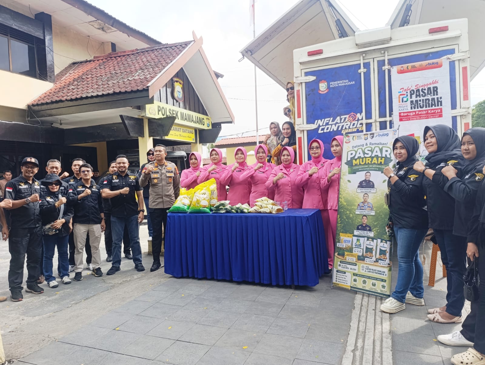 Sinergi DPC APPI Mamajang, Polsek dan Perumda Pasar Hadirkan Pasar Murah untuk Masyarakat