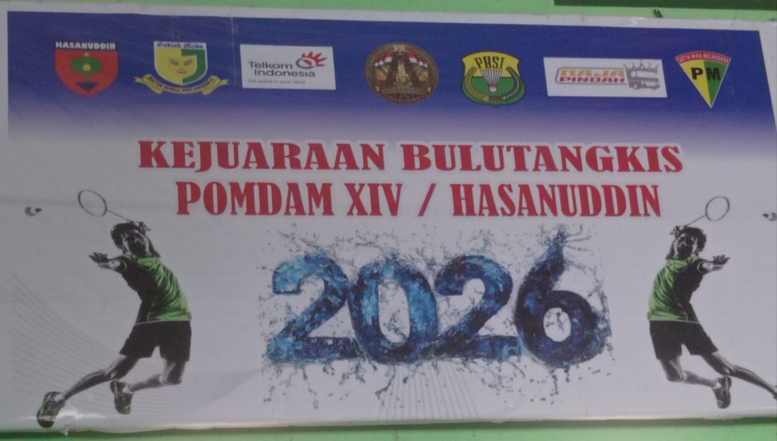Kejuaraan Bulutangkis Pomdam XIV/Hasanuddin Resmi Dibuka, Diikuti 48 Tim dari Berbagai Daerah