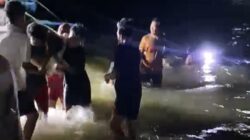 Empat Orang Pengunjung Pantai Suak Terseret Ombak