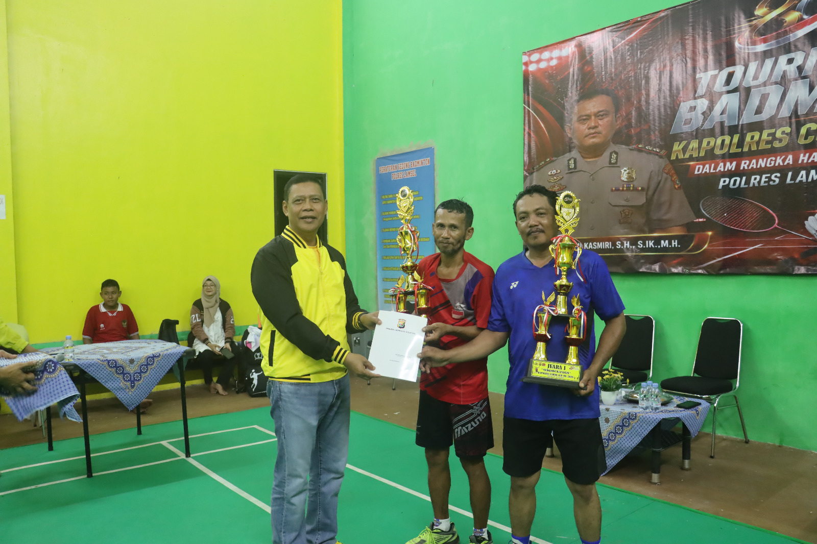 Wagiman/Tresno Juarai Turnamen Bulu Tangkis Kapolres Lampung Selatan Cup 2026