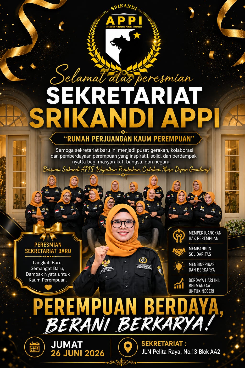 Soft Opening Sekretariat Srikandi APPI Resmi Digelar, Perkuat Peran Perempuan dalam Organisasi
