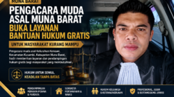 Usman Pela, S.H. Pengacara muda asa, Kabupaten Muna Barat, (20/7/2026)