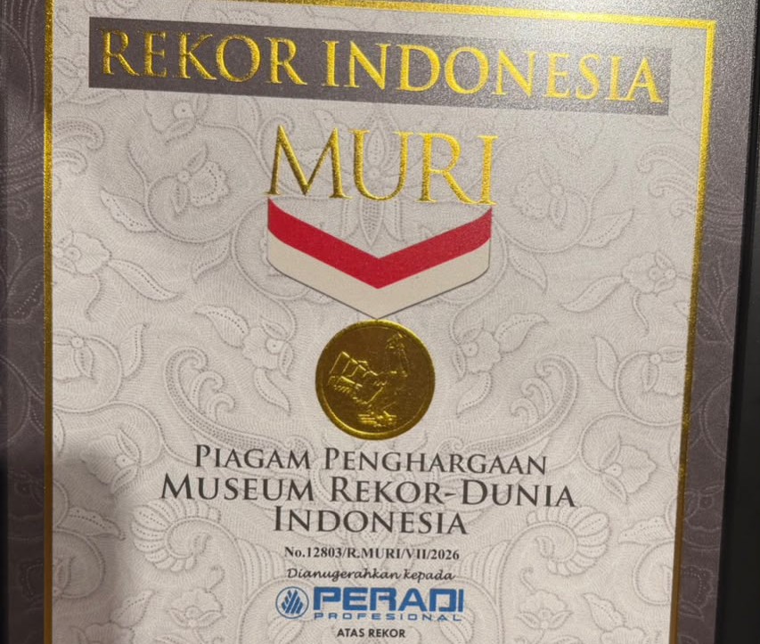 Gandeng 108 Kampus, Peradi Profesional Cetak Rekor MURI