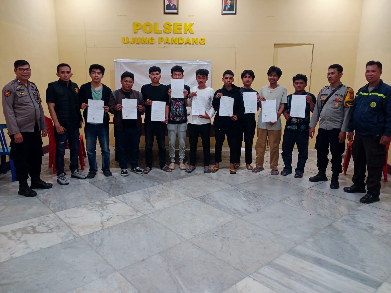 Polsek Ujung Pandang Gerak Cepat Redam Perselisihan Antarwarga, Situasi di Lorong 56 Kembali Kondusif