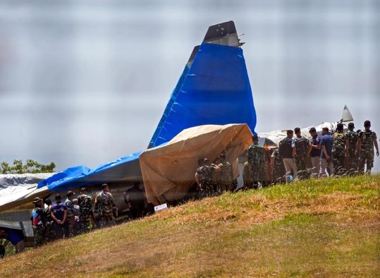 Pesawat Tempur Sukhoi Tergelincir di Bandara Sultan Hasanuddin Makassar