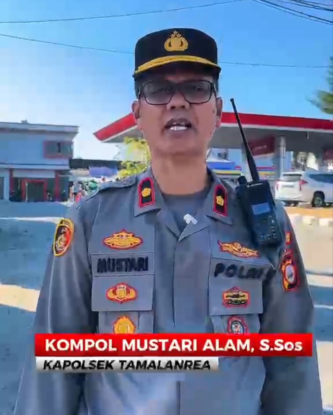 Polsek Tamalanrea Imbau Warga Tertib Antre di SPBU, Utamakan Keselamatan dan Kenyamanan Bersama*