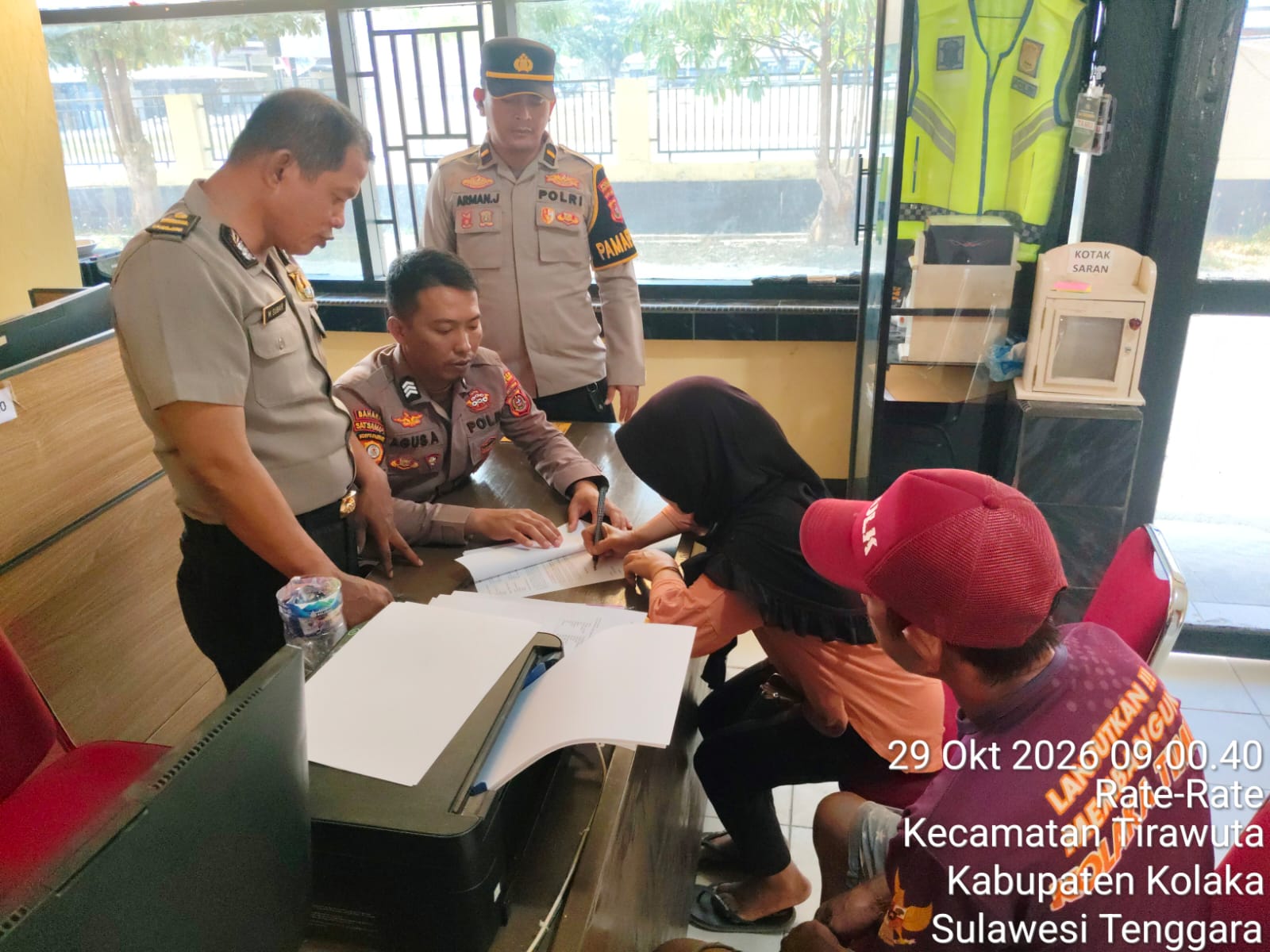 Respons Cepat Call Center 110, Polres Kolaka Timur Tangani Laporan KDRT
