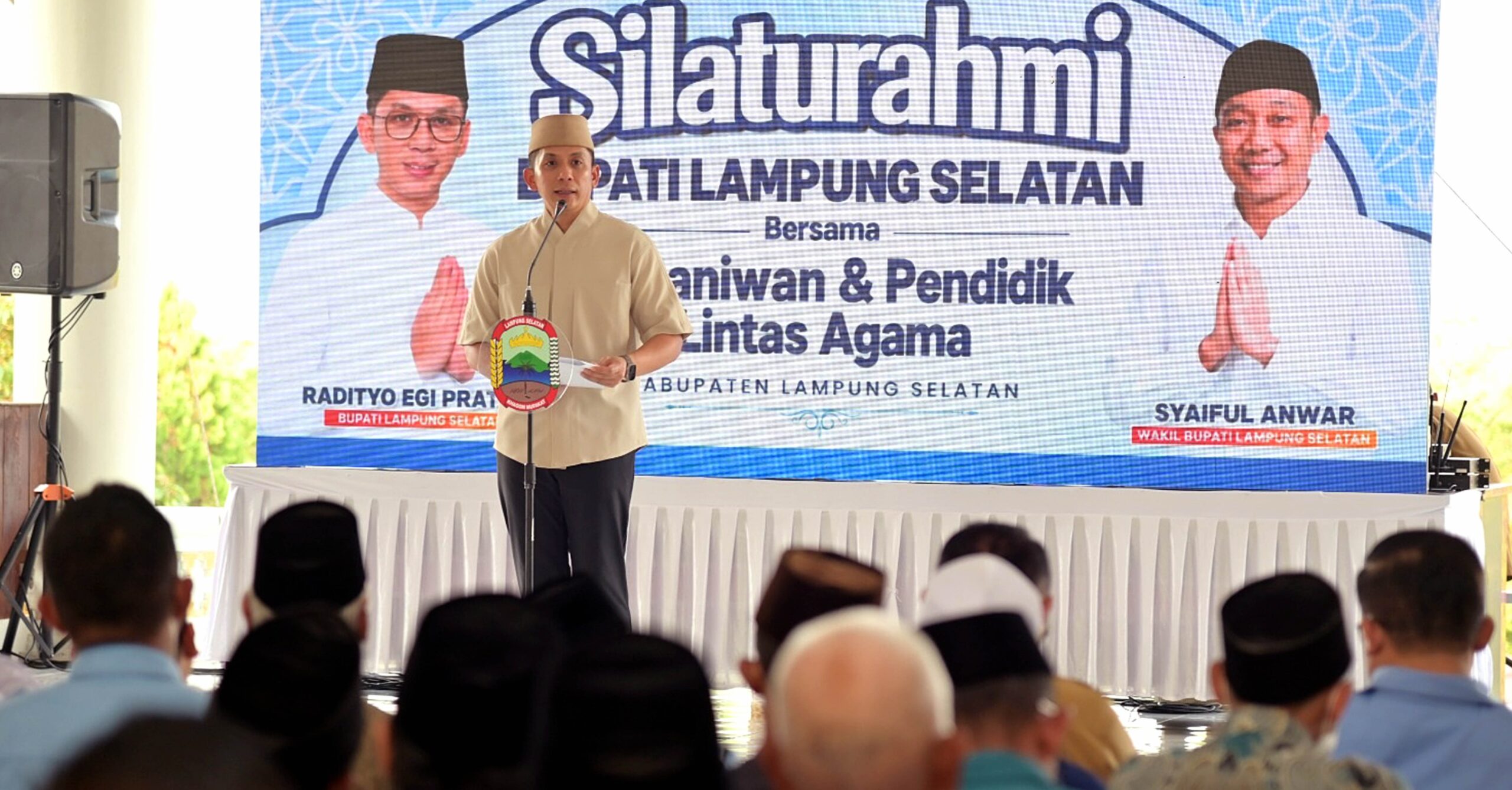 412 Guru Ngaji dan Lintas Agama Terima Insentif, Egi: Membangun Lampung Selatan Butuh Banyak Tangan